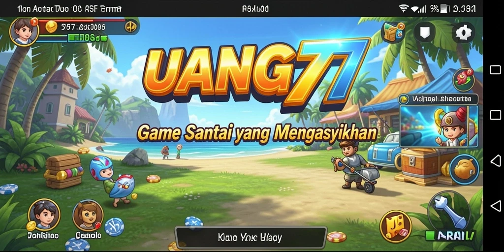 Tampilan gameplay menarik UANG77 yang penuh kesenangan.